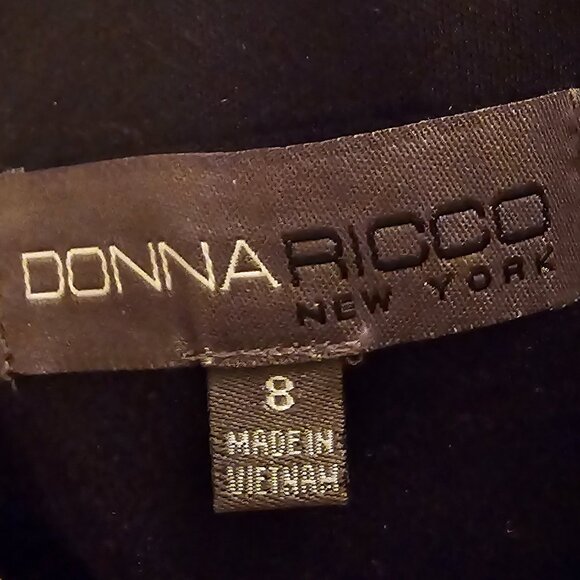 Donna Ricco New York Embroidered Dress - Size 8 - Picture 7 of 7
